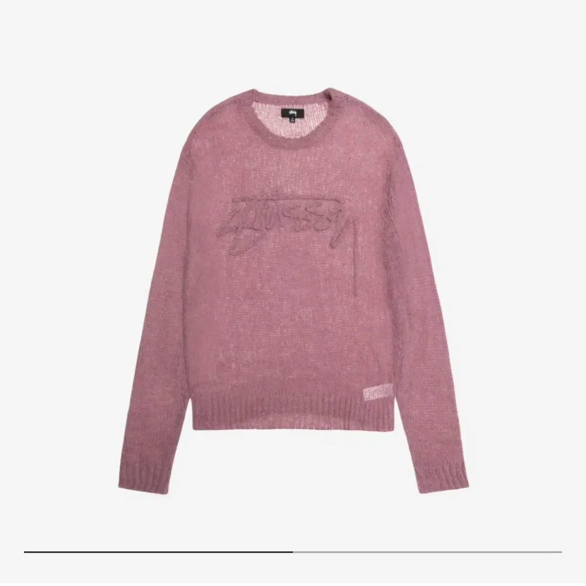 【AMOMENTO】BOUCLE LOGO TOP_SKY BLUE AMOMENTO】BOUCLE LOGO TOP_SKY BLUE
